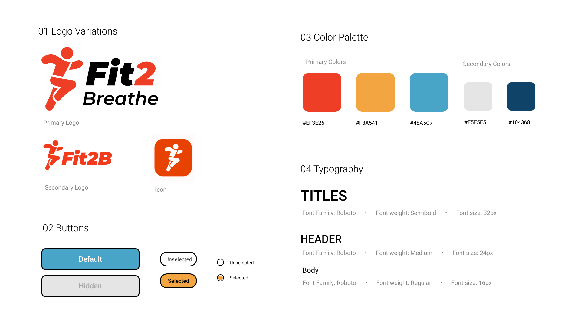 Fit2B Brand Guidelines